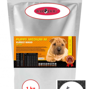 Bardog Super prémiové granule Puppy Medium M 30/20 1 kg