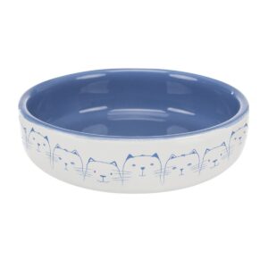 Trixie keramická miska pro krátkonosé kočky modrobílá 0