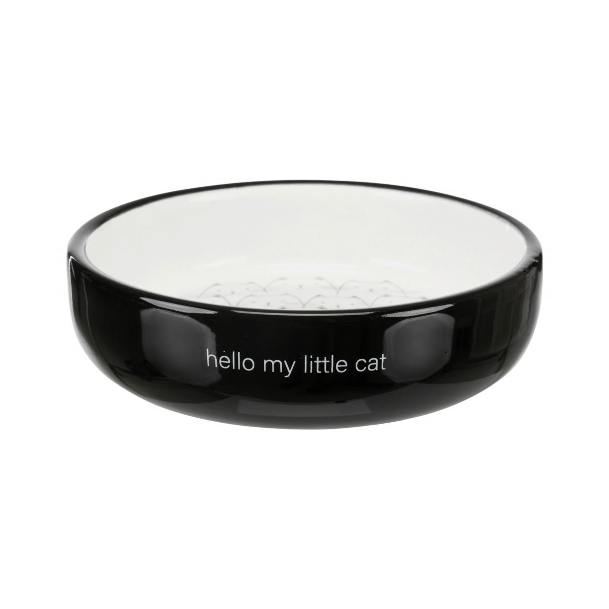 Trixie keramická miska pro krátkonosé kočky černobílá 0