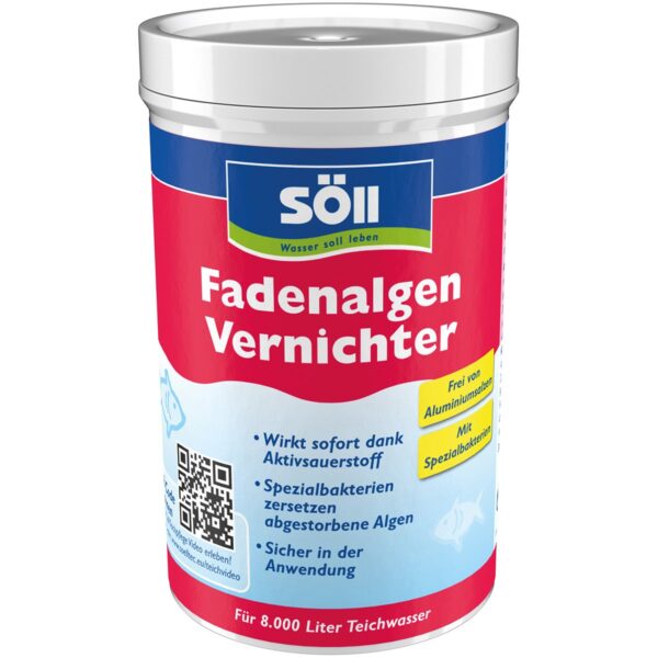 Söll pro odstranění vláknité řasy se speciálními bakteriemi 250 g