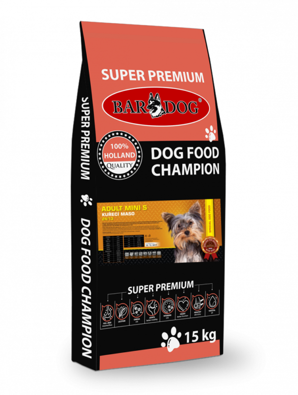 Bardog Super premiové granule Adult Mini S 24/13 15 kg