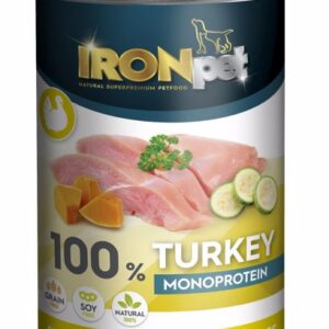 IRONpet TURKEY 100% Monoprotein 400g Krůta