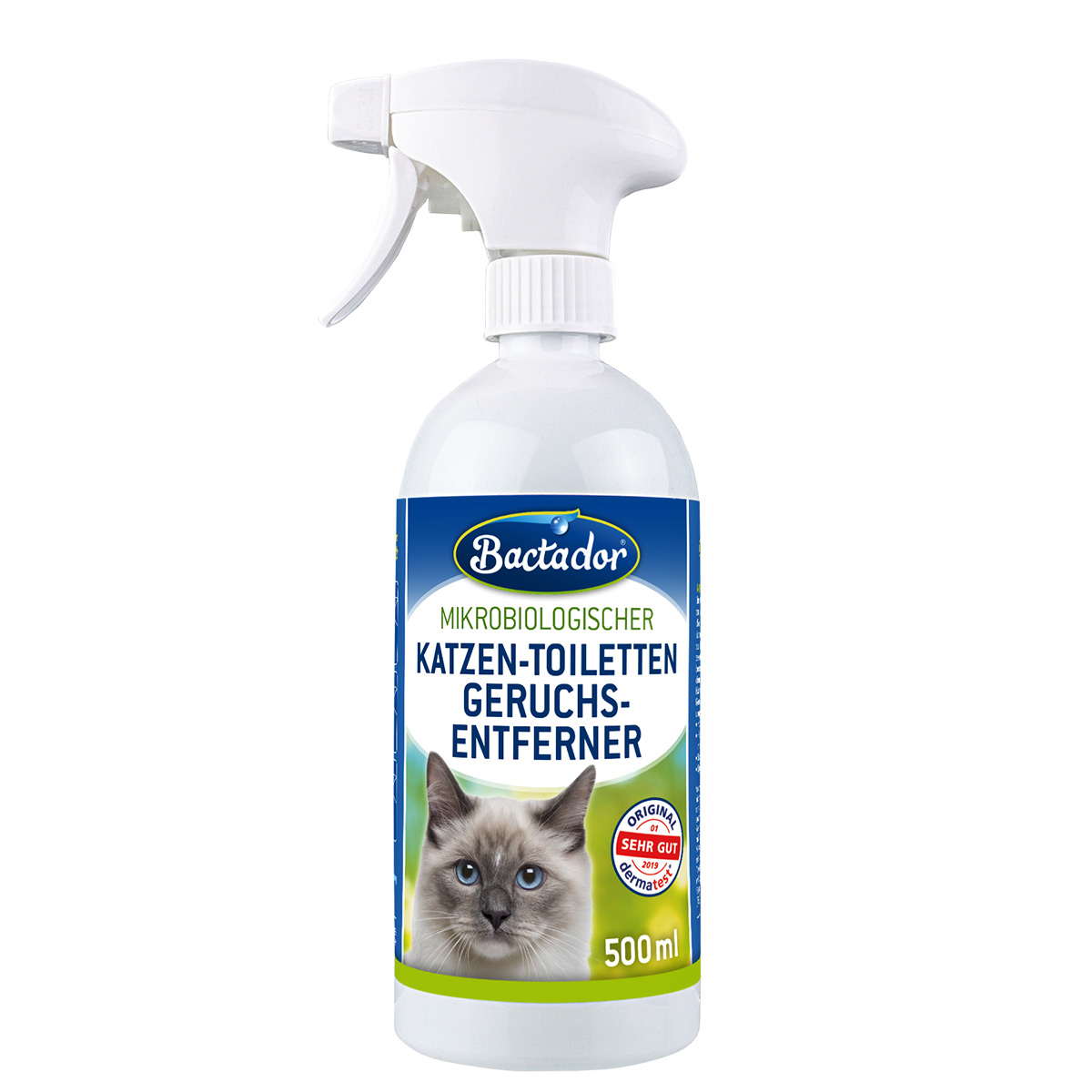 Bactador toalety pro kočky – sprej pro odstranění zápachu 500 ml
