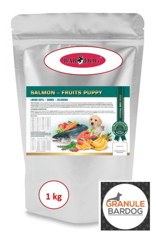 Bardog Salmon Fruits Puppy 1 kg