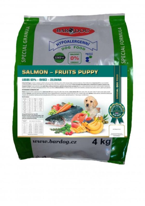 Bardog Salmon Fruits Puppy 4 kg