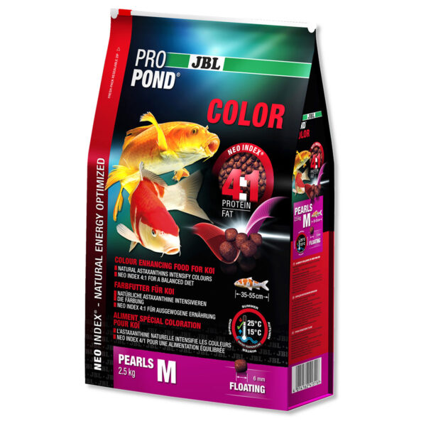 JBL ProPond Color barevné krmivo pro krásné zbarvení koi M 2