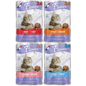 Plaisir Cat kapsičky MULTIPACK 12x100g