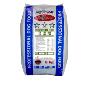 Bardog Prémiové granule Lamb Rice 25/13 8 kg