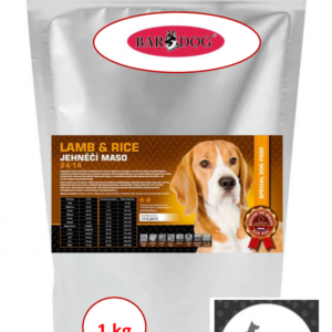 Bardog Super prémiové granule Lamb rice 24/14 1 kg