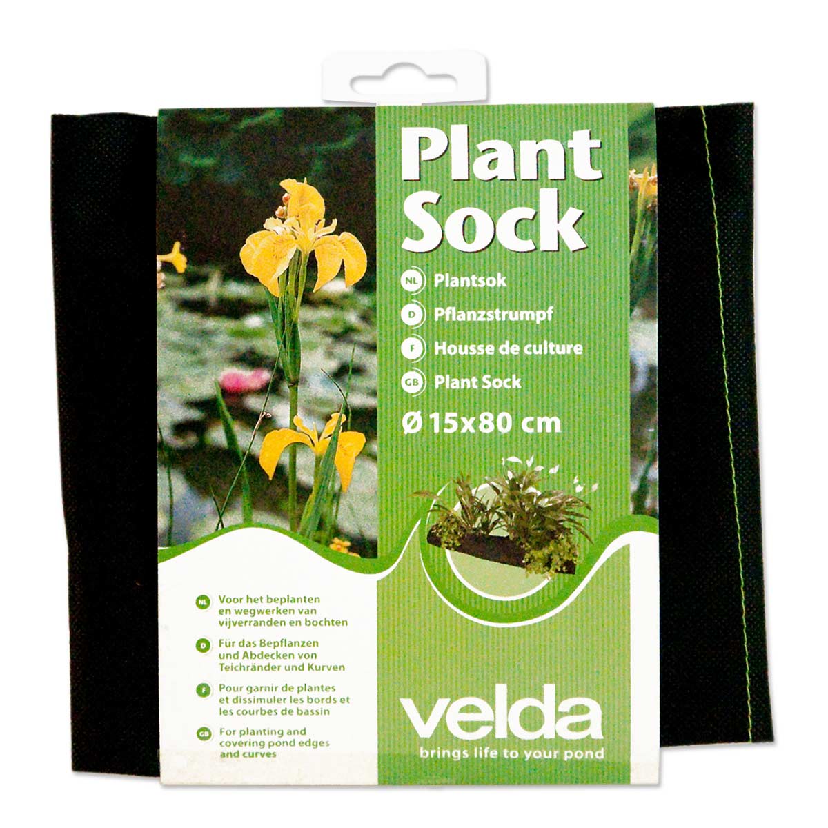 Velda textilní koš Plant Sock 15 × 80 cm