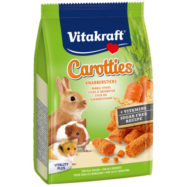 Vitakraft Carotties pro všechny hlodavce 2 × 50 g