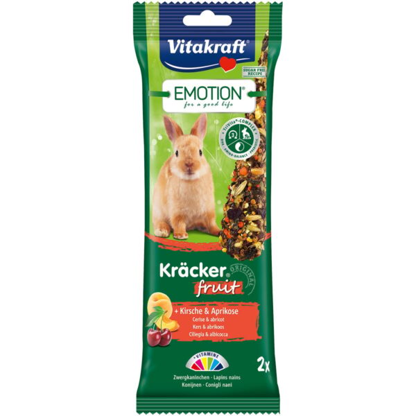 Vitakraft Emotion krekry Fruit zakrslí králíci