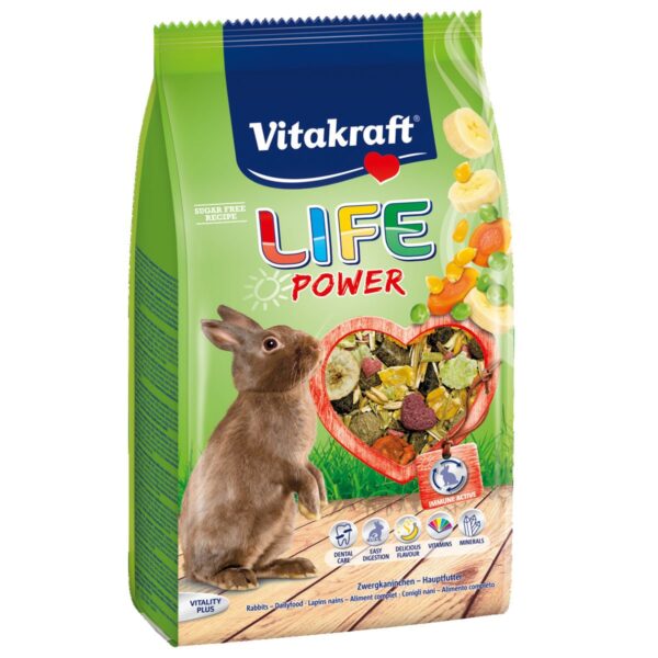 Vitakraft LIFE Power pro zakrslé králíky 600 g