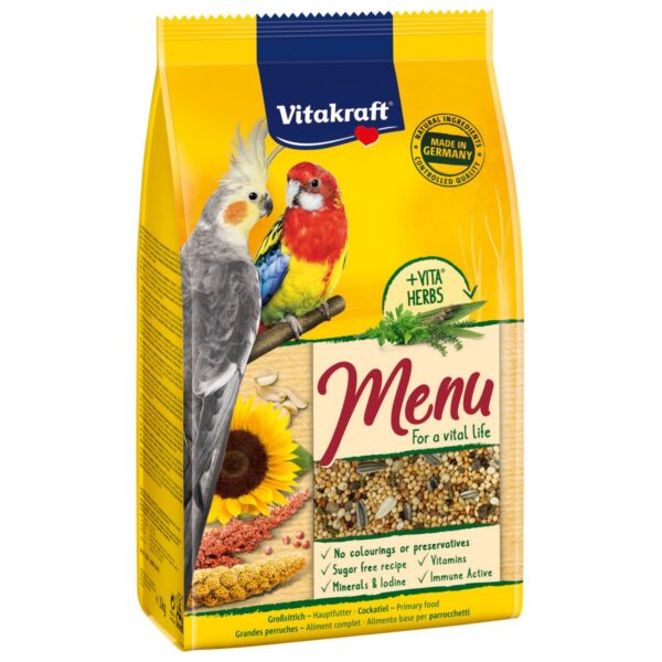 Vitakraft prémiové menu pro velké papoušky 5× 1 kg