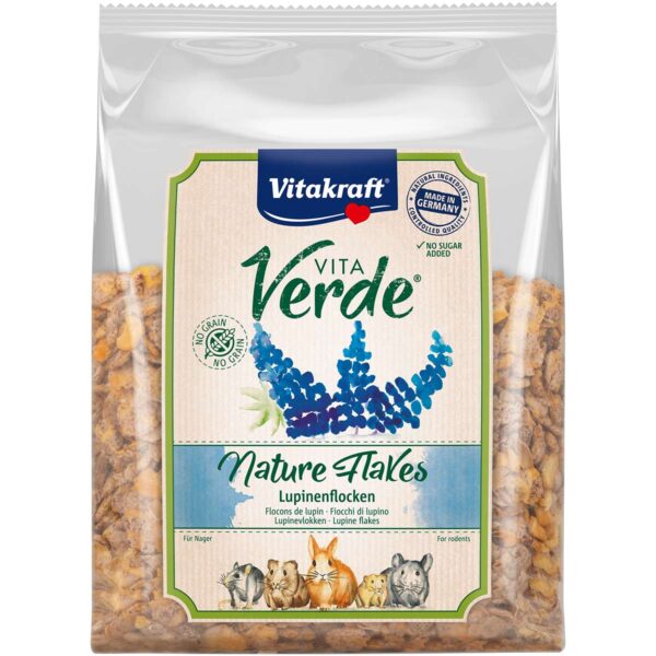 Vitakraft Vita Verde Nature Flakes vlčí bob 6× 400 g