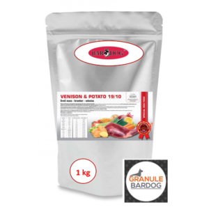 Bardog Hypoalergenní granule Venison Potato 19/10 1 kg