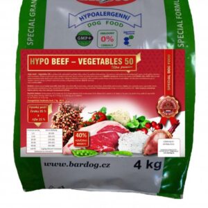 Bardog Lisované granule za studena HYPO BEEF – VEGETABLES 50 4 kg