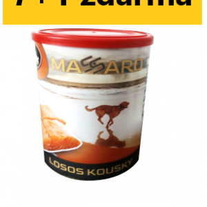 Konzerva Stardog Massaro Losos kousky 800g 7+1 zdarma