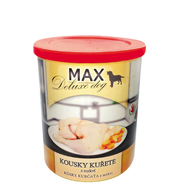 MAX 800g Kousky kuřete s mrkví